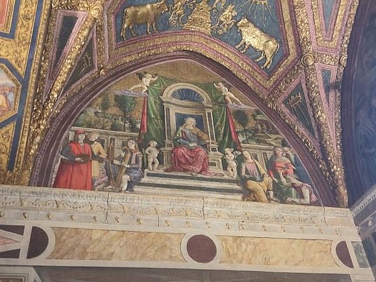 Deckenmalerei in den vatikanischen Museen