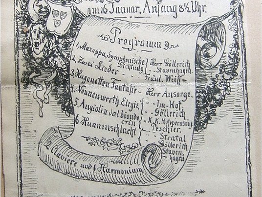 Ankündigung Liszt-Abend